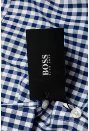 Hugo Boss Men's Marley US Sharp Fit Plaid Long Sleeve Dress Shirt : Picture 3