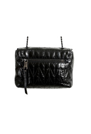 Miu Miu Women's 5BH175 Black Leather Chain Shoulder Bag: Picture 3