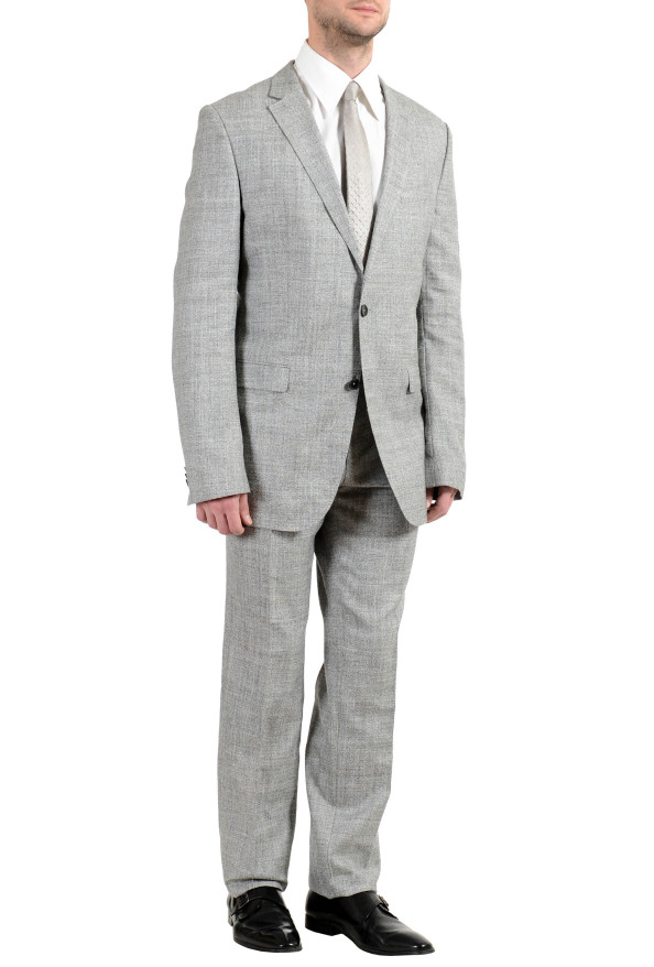Hugo Boss "Novan5/Ben2" Men's Slim Wool Silk Linen Gray Two Button Suit: Picture 5