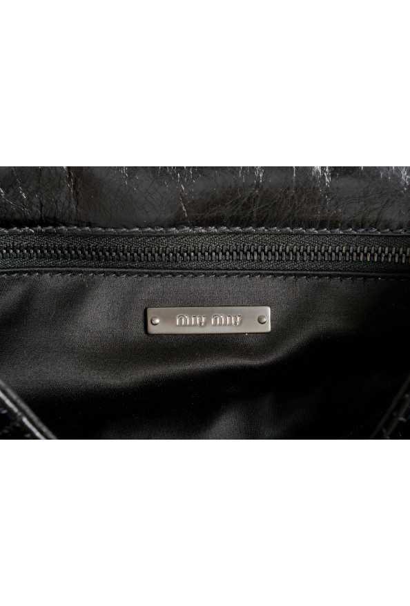 Miu Miu Women's 5BH175 Black Leather Chain Shoulder Bag: Picture 7