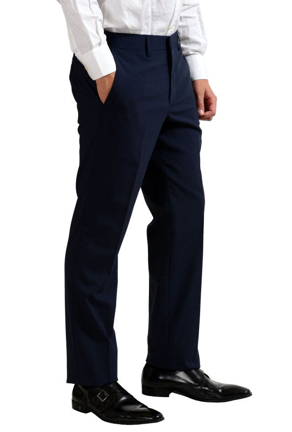 Versace Collection Wool Navy Two Button Men's Suit: Picture 8