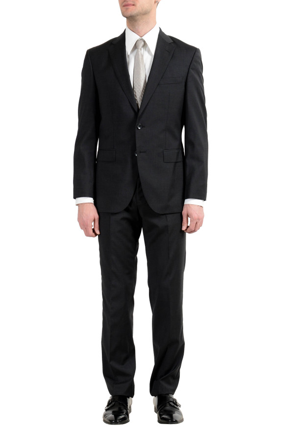 Hugo Boss "Phoenix/Madisen" Men's 100% Wool Gray Comfort Fit Two Button Suit