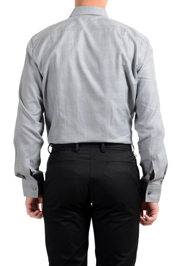 Hugo Boss Men's "Jenno" Slim Fit Plaid Long Sleeve Dress Shirt : Picture 4