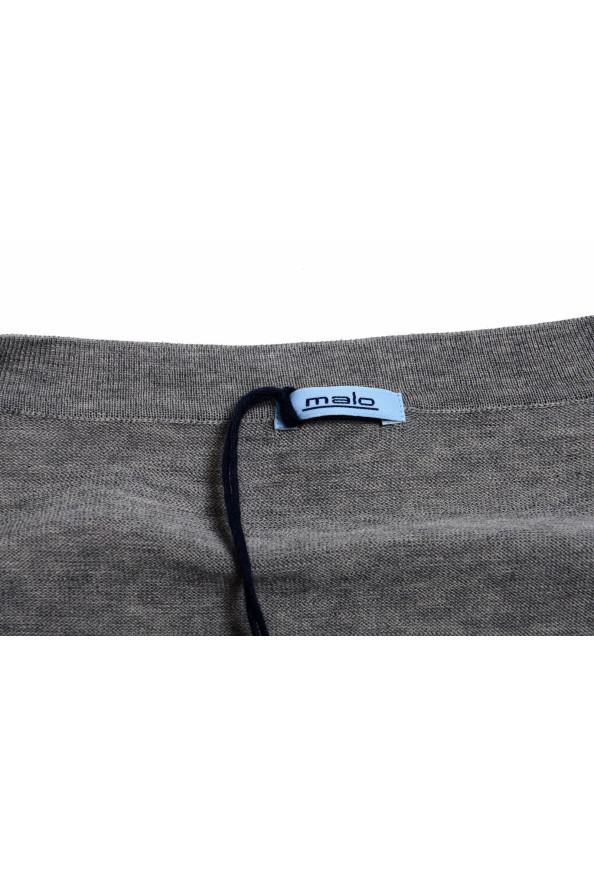 Malo Men's Gray Crewneck Light Pullover Sweater: Picture 4