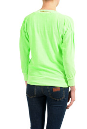 Dsquared2 Women's Green V-Neck Sweatshirt: Picture 2