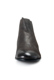 Prada Men's "Carpa Antic" Brown Leather Chelsea Boots Shoes: Picture 3