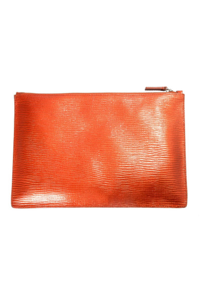 Jil Sander 100% Leather Gold Women's Clutch Bag