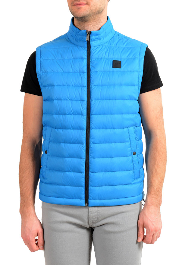 Hugo Boss "Chroma" Men's Blue Down Full Zip Vest