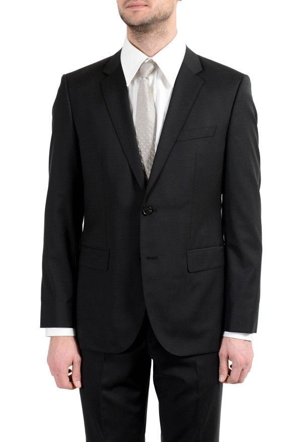 Hugo Boss "The Jam75/Sharp3" Men's 100% Wool Black Two Button Suit: Picture 5