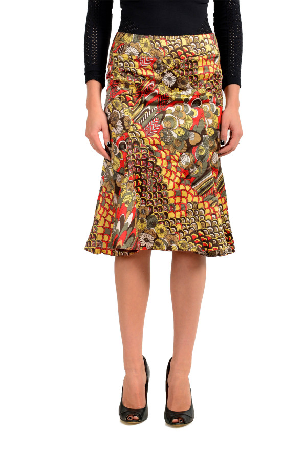 Just Cavalli Women's Multi-Color A-Line Skirt