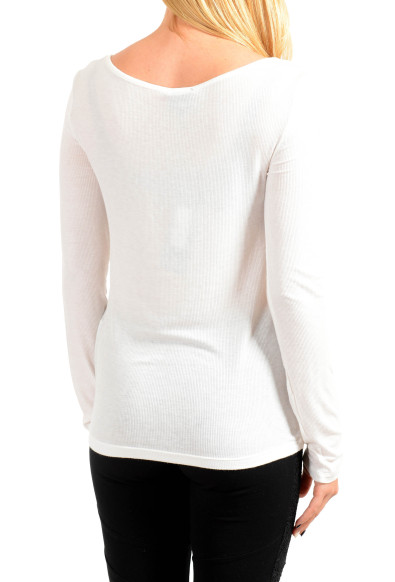 Just Cavalli Women's Multi-Color Long Sleeve Crewneck Shirt Top : Picture 2