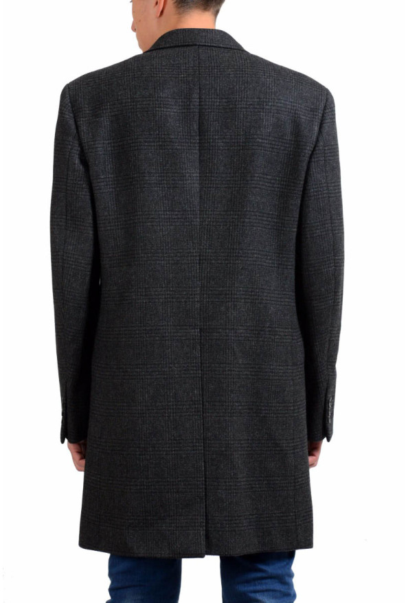 Prada Men's 100% Wool Plaid Three Button Coat: Picture 2