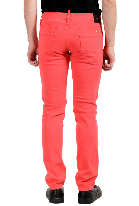 Dsquared2 Men's "Slim Jean" Bright Pink Slim Jeans: Picture 2