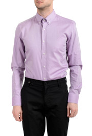 Hugo Boss Men's "Jpakim" Slim Fit Purple Long Sleeve Dress Shirt