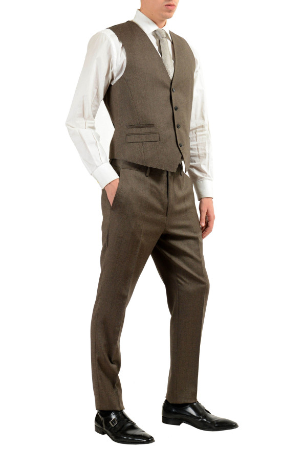 Hugo Boss "Adwart/Wilard/H/ets" Men's 100% Wool Brown Three Piece Suit: Picture 10