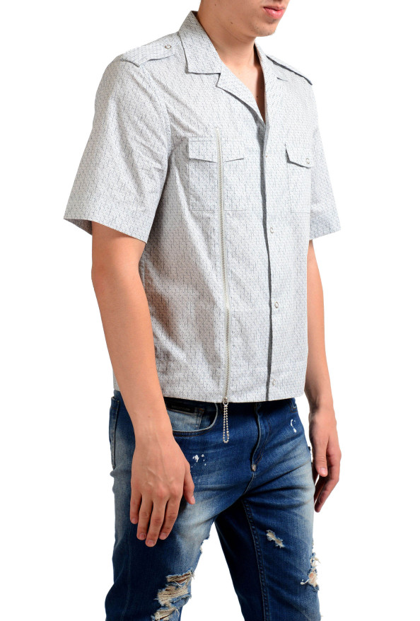 Maison Martin Margiela "10" Men's Gray Short Sleeve Button Down Shirt : Picture 2
