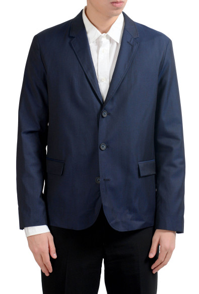 Hugo Boss "Asdeno" Men's Blue Wool Blazer Sport Coat