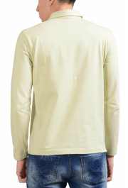 Malo Men's Long Sleeve Olive Green Pocket Polo Shirt: Picture 2