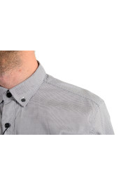 Burberry Men's "Fred" Houndstooth Long Sleeve Button Down Shirt: Picture 6