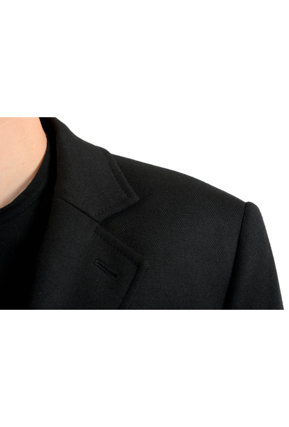 Just Cavalli Men's Wool Black Three Button Coat: Picture 4