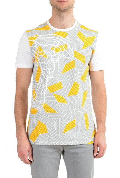 Versace Collection Men's Multi-Color Graphic Short Sleeve Crewneck T-Shirt