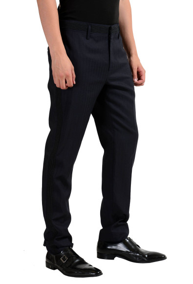 Marc Jacobs Men's Navy Blue Linen Dress Pants: Picture 2