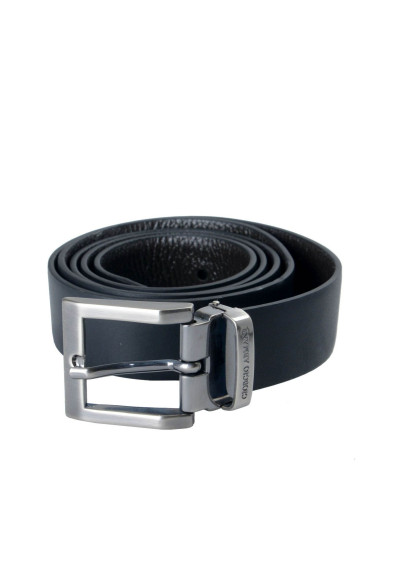 Giorgio Armani 100% Leather Black Reversible Men's Belt: Picture 2