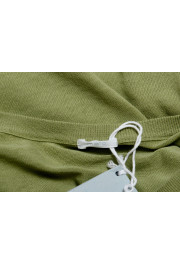 Malo Men's V-Neck Light Pullover Green Sweater: Picture 5