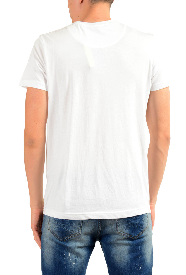 Roberto Cavalli Men's White Graphic Print T-Shirt : Picture 4
