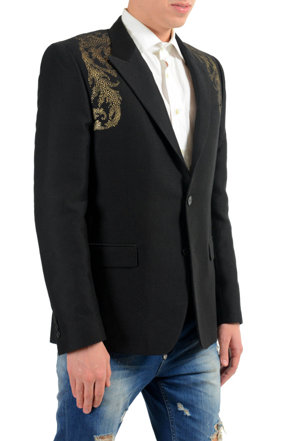 Versace Collection Men's Silk Detailed Blazer Sport Coat