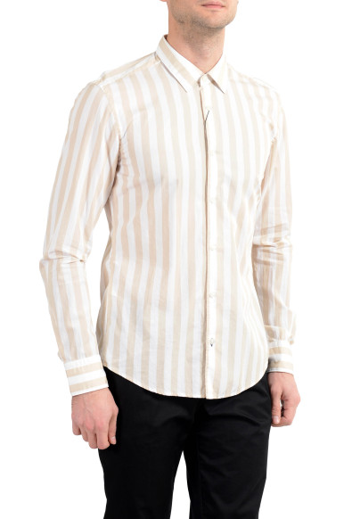 Hugo Boss "Reid_53F" Men's Slim Striped Long Sleeve Casual Shirt