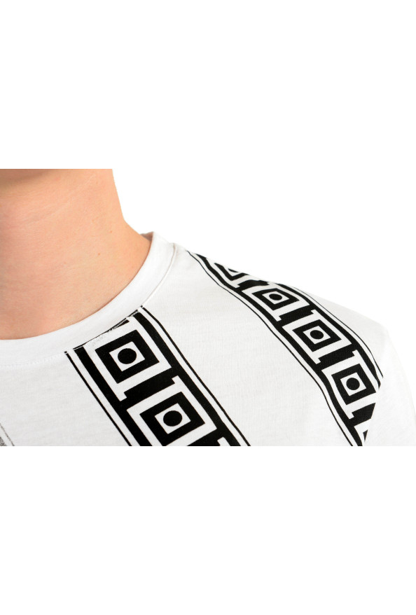 Versace Collection Men's White Graphic Print T-Shirt : Picture 4