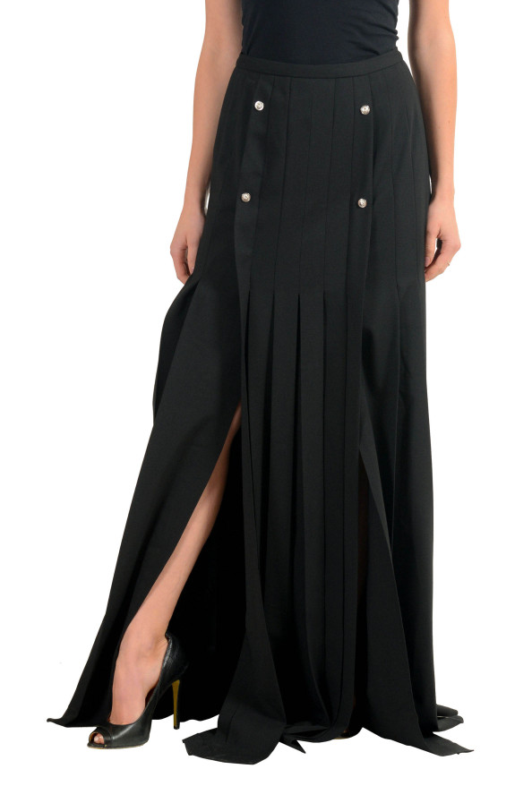 Versace Versus Wool Black Women's Maxi Skirt: Picture 5