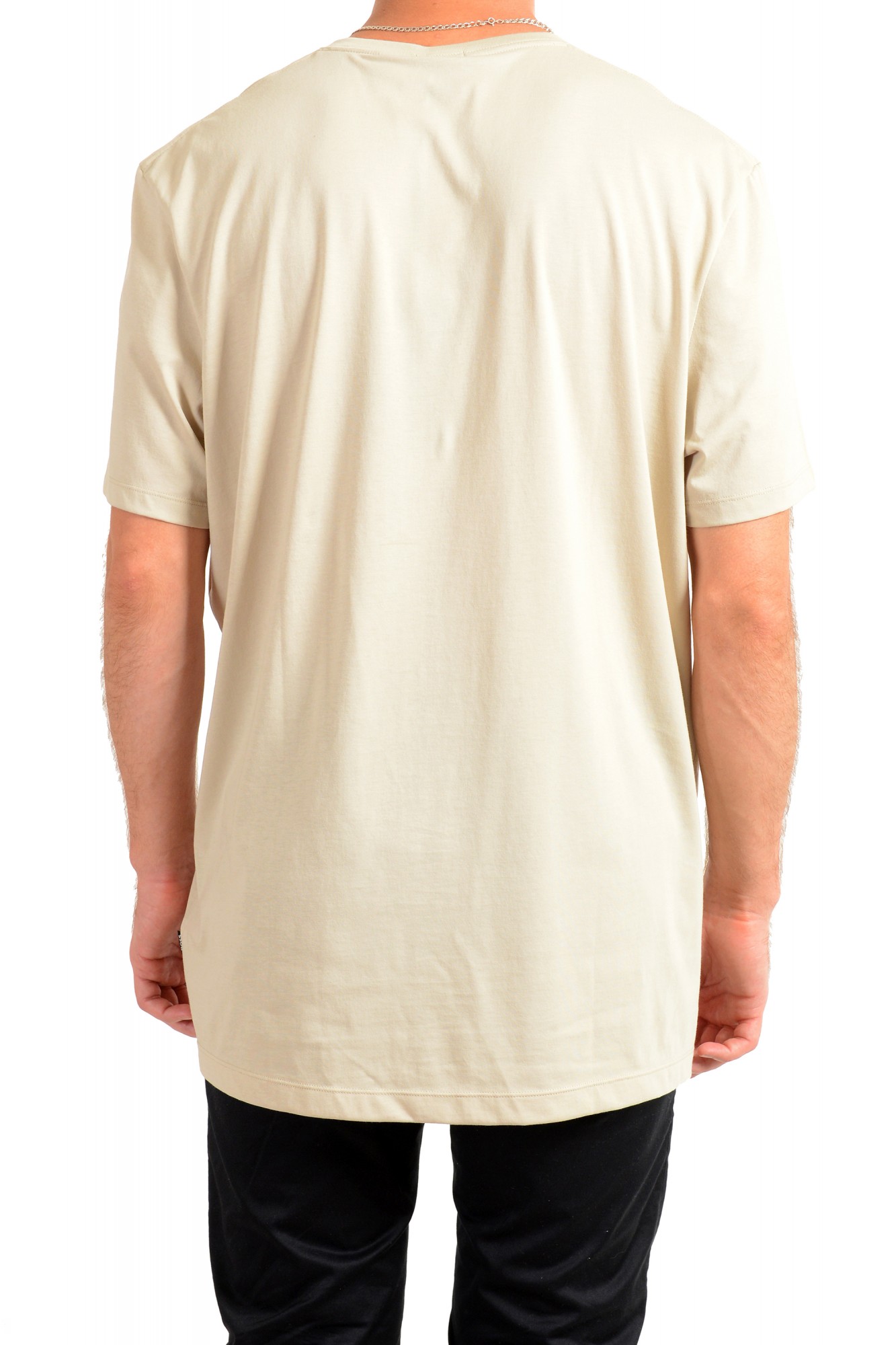 Hugo Boss Sleeve Beige T-Shirt V-Neck Nude \