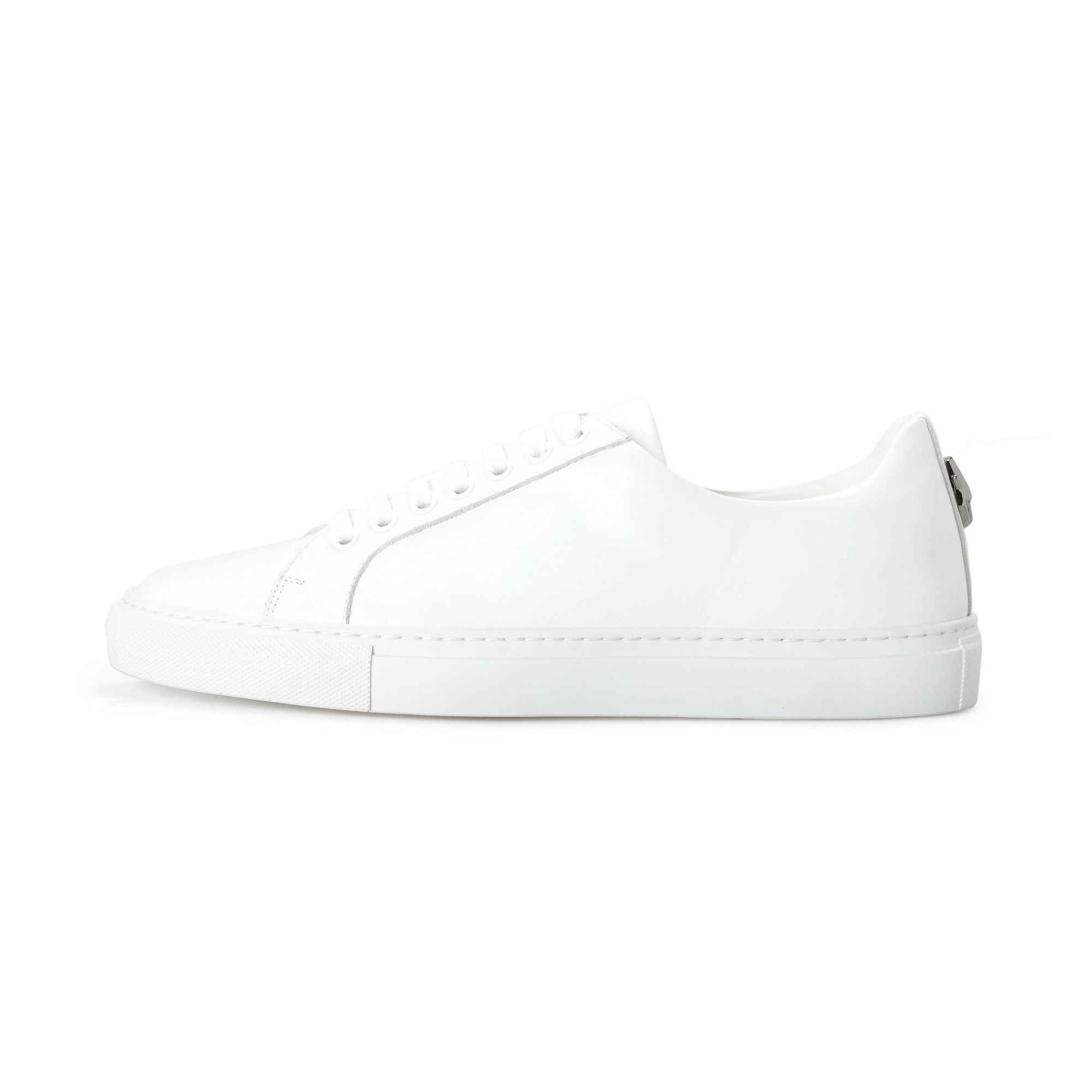Cavalli Class Men's White Leather Fashion Sneakers Shoes