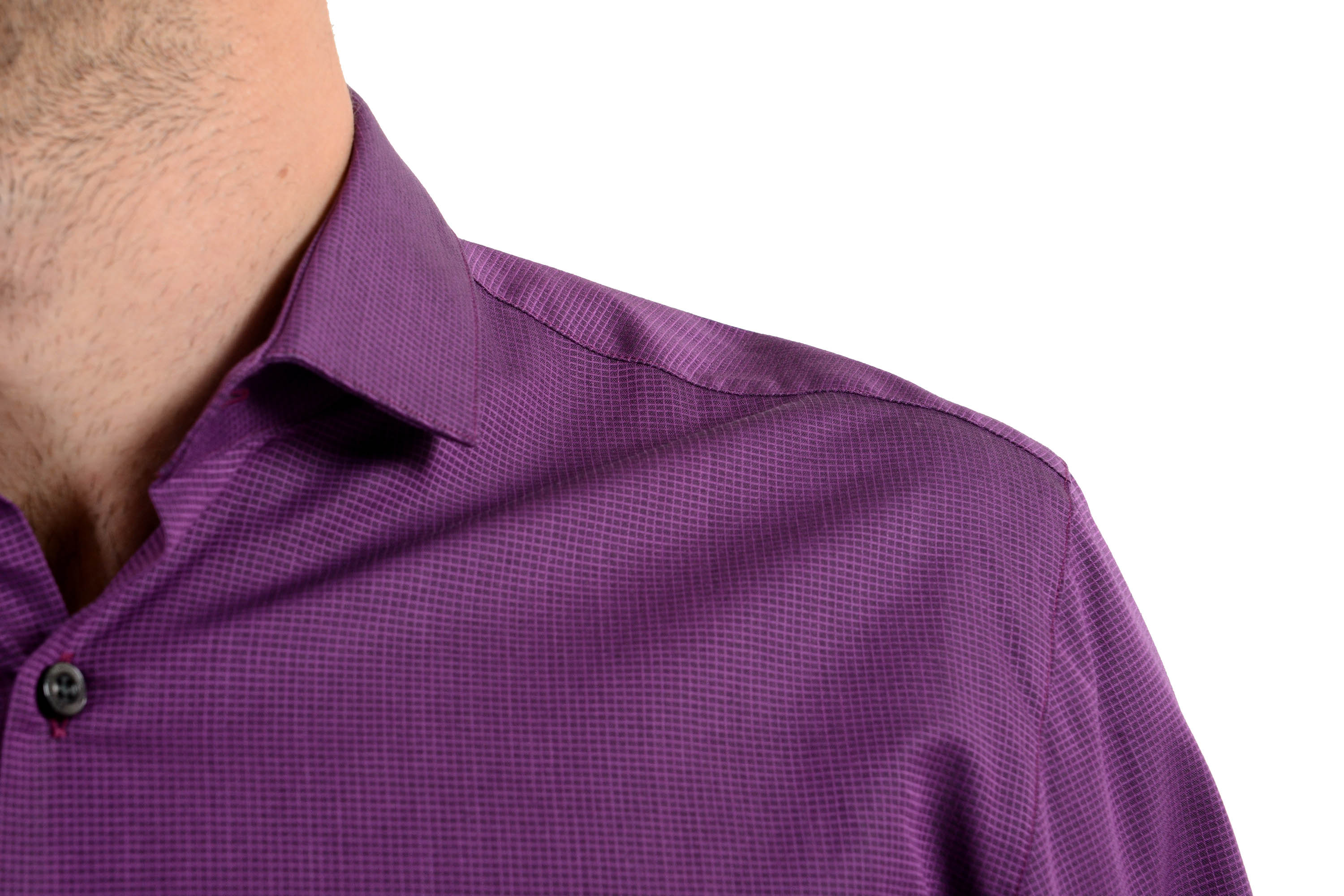 Purple Extra Slim Long Sleeve Dress Shirt
