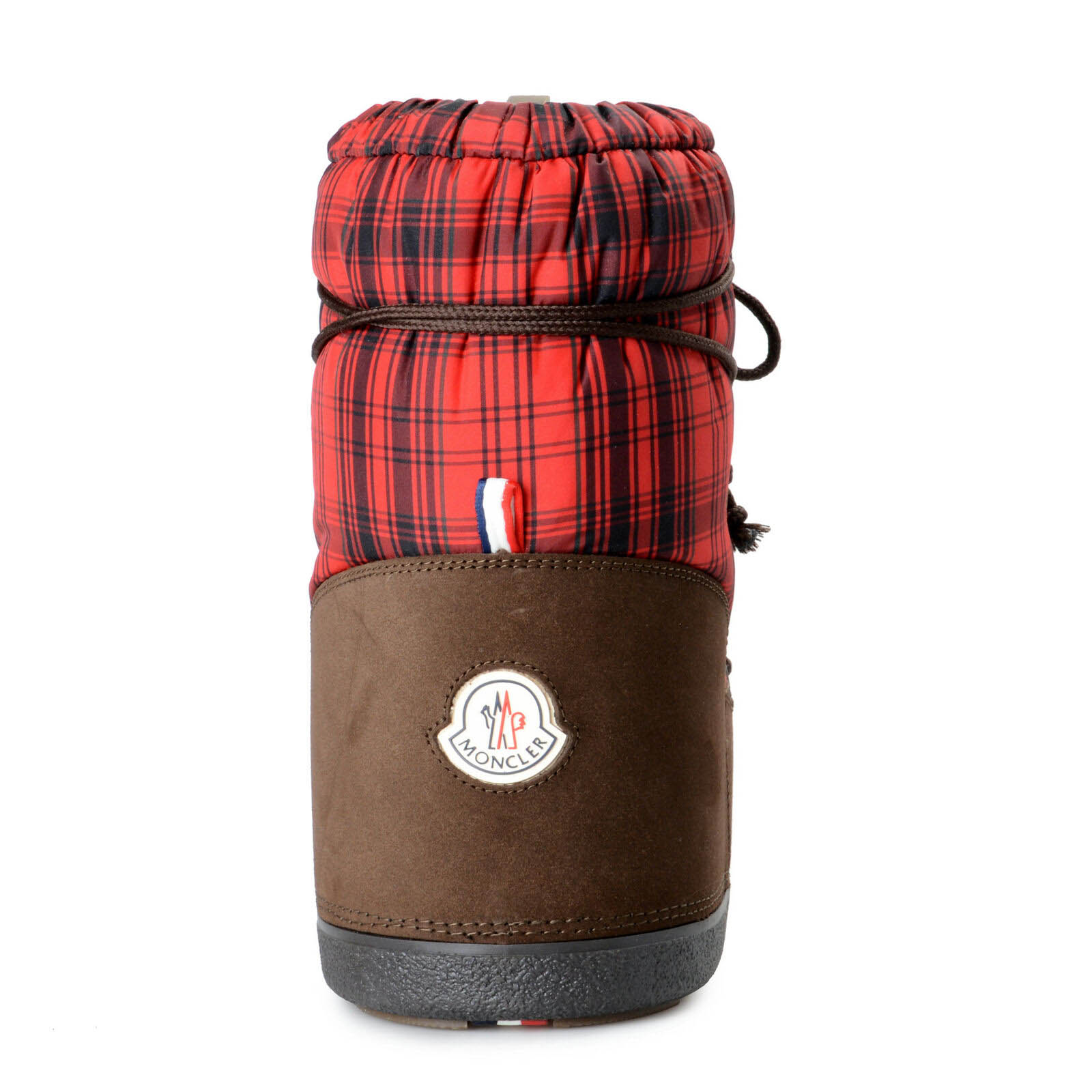 Moncler Women's Multi-Color Checkered Winter Snow Boots Shoes