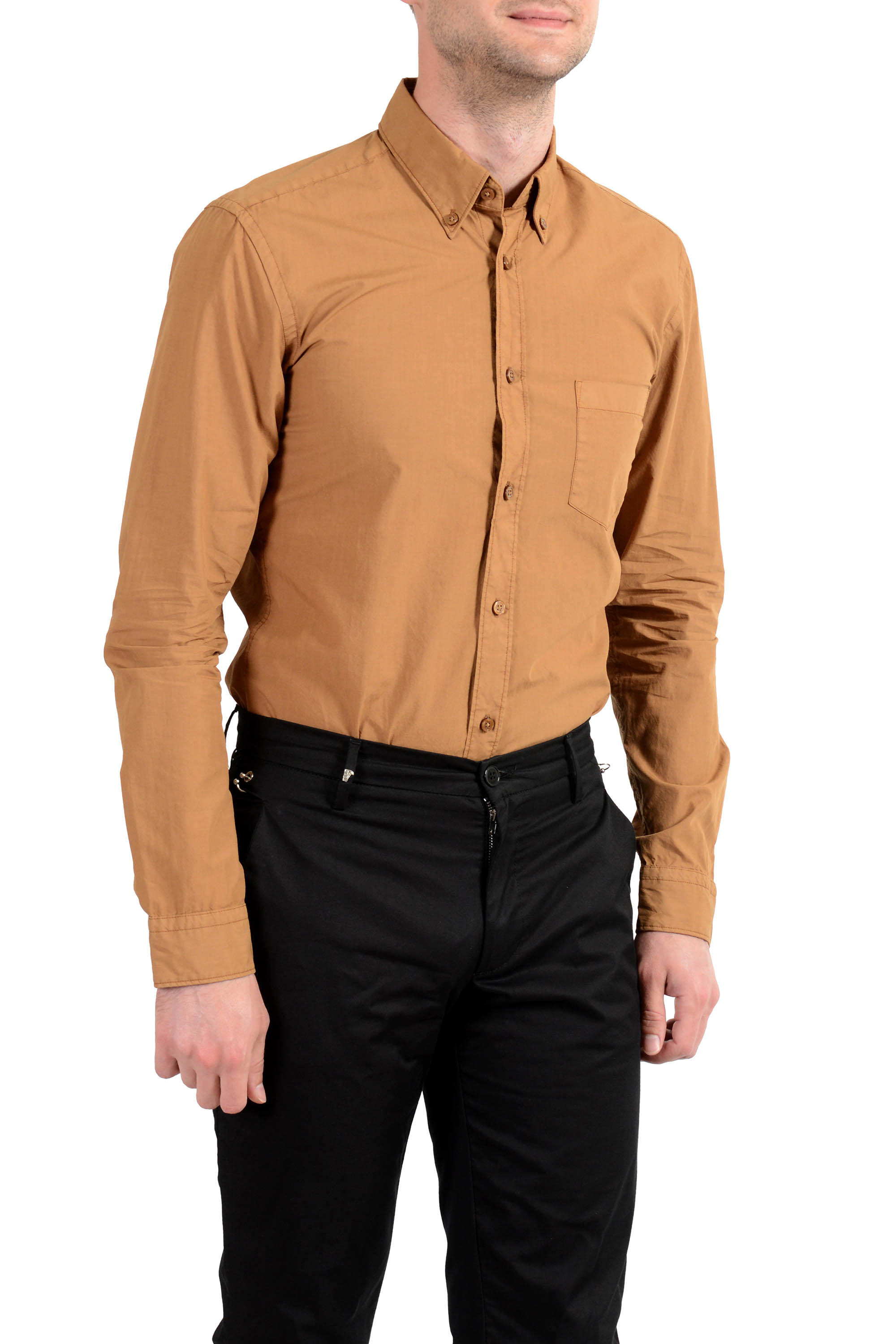 Hugo Boss Men's Rod_P Slim Fit Button Down Long Sleeves Casual Shirt